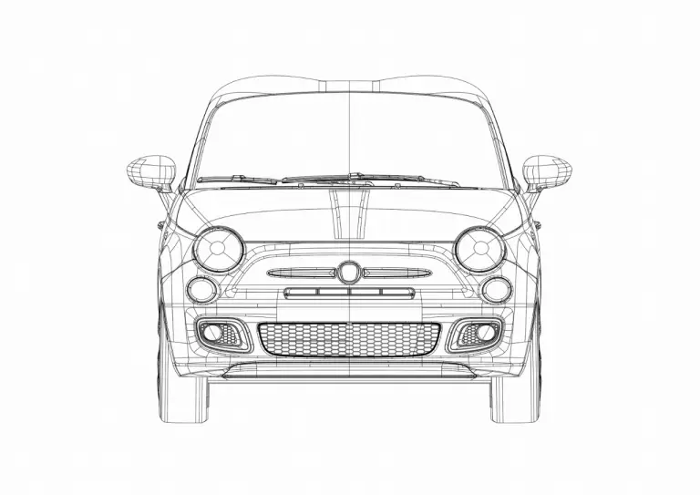Fiat 500 Coupé Zagato bozzetti - 4