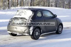 Fiat 500 elettrica - Foto spia 21-2-2020