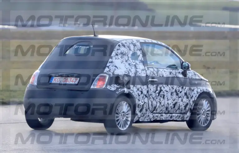 Fiat 500 elettrica - le foto spia ufficiali - 10