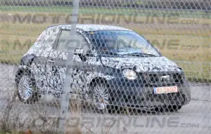 Fiat 500 elettrica - le foto spia ufficiali
