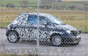 Fiat 500 elettrica - le foto spia ufficiali