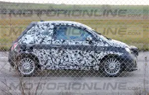 Fiat 500 elettrica - le foto spia ufficiali