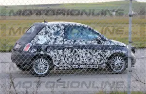Fiat 500 elettrica - le foto spia ufficiali