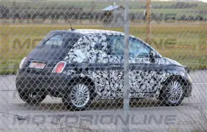 Fiat 500 elettrica - le foto spia ufficiali