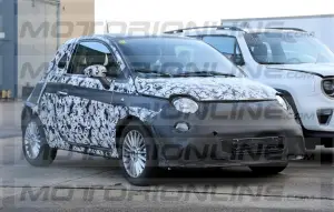 Fiat 500 elettrica - le foto spia ufficiali