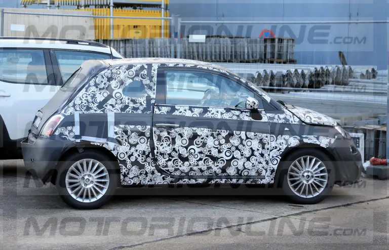 Fiat 500 elettrica - le foto spia ufficiali - 20