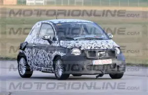 Fiat 500 elettrica - le foto spia ufficiali