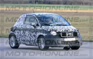 Fiat 500 elettrica - le foto spia ufficiali