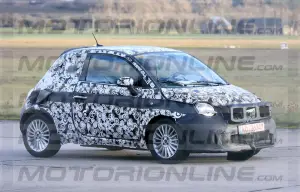 Fiat 500 elettrica - le foto spia ufficiali
