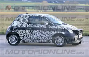Fiat 500 elettrica - le foto spia ufficiali