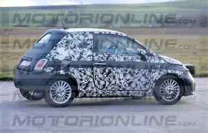 Fiat 500 elettrica - le foto spia ufficiali