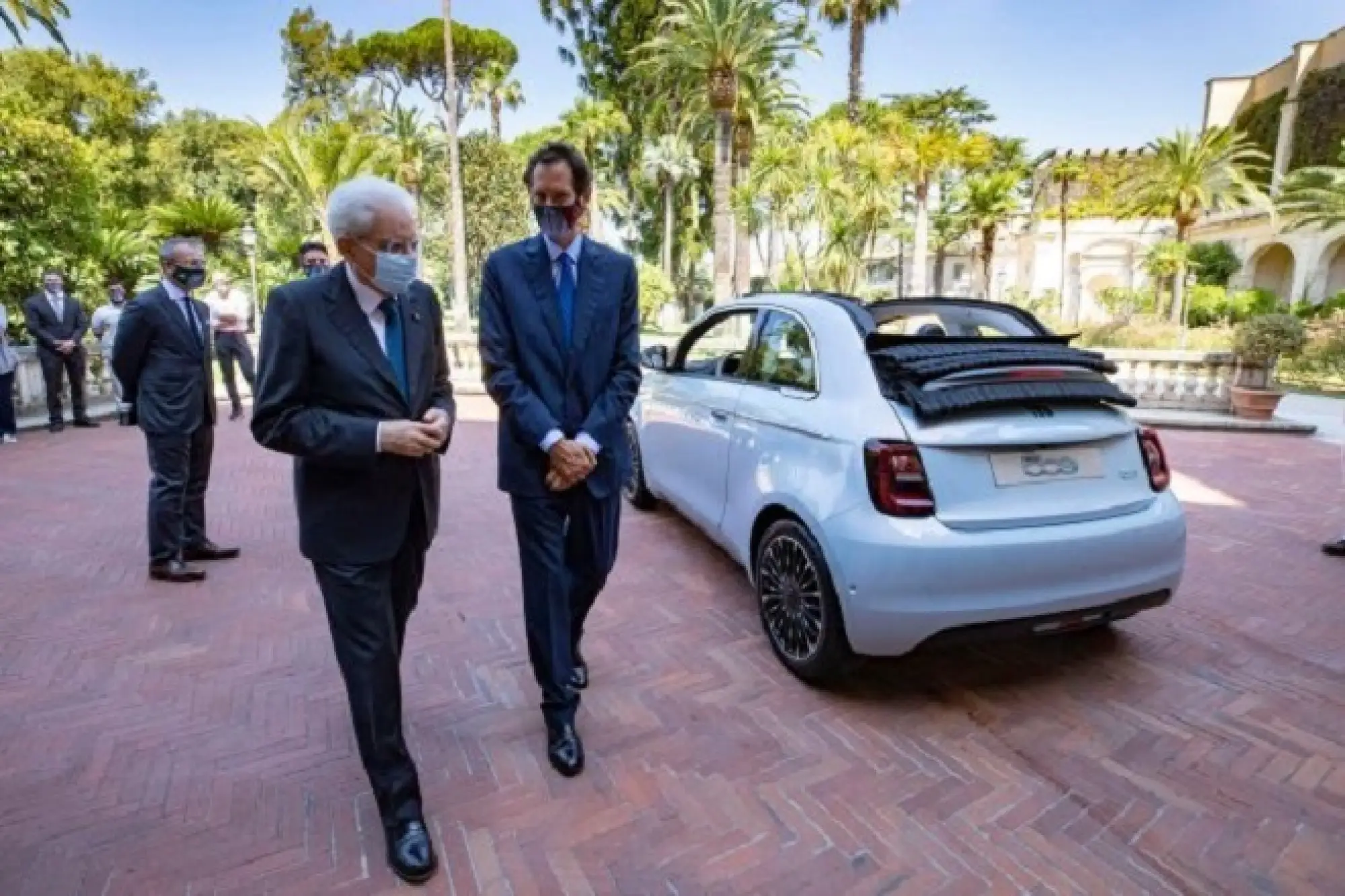 Fiat 500 elettrica - Sergio Mattarella - 2