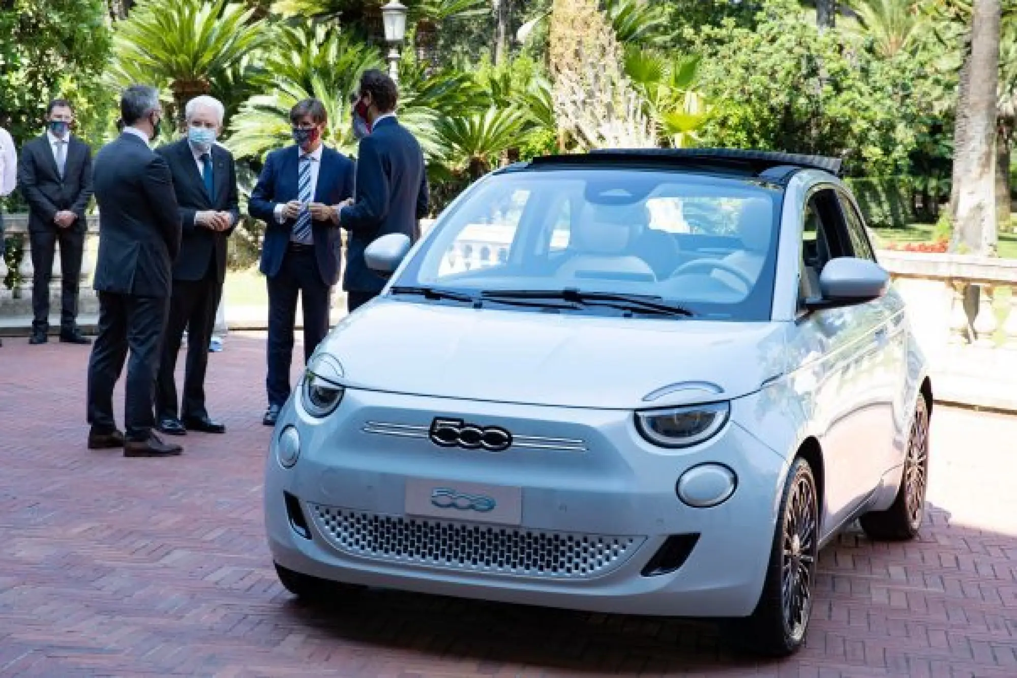 Fiat 500 elettrica - Sergio Mattarella - 10