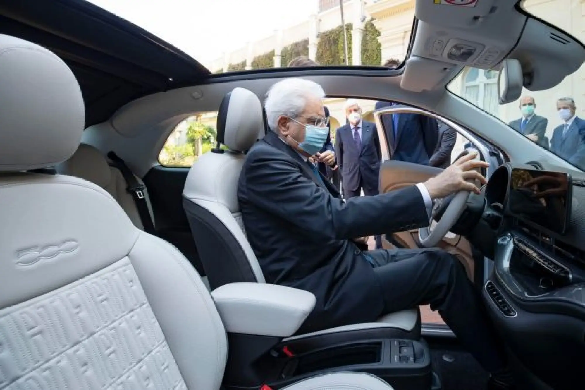 Fiat 500 elettrica - Sergio Mattarella - 8