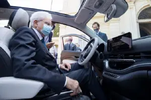 Fiat 500 elettrica - Sergio Mattarella - 1