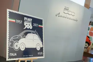 Fiat 500 francobollo celebrativo 60 anni