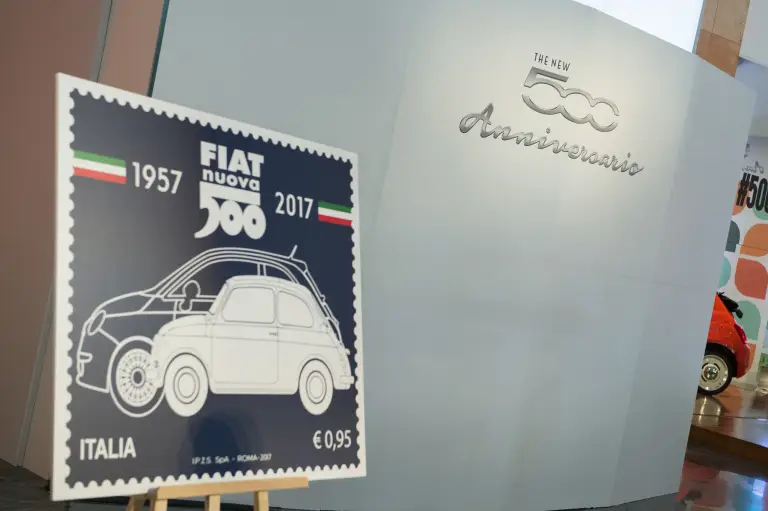 Fiat 500 francobollo celebrativo 60 anni - 18