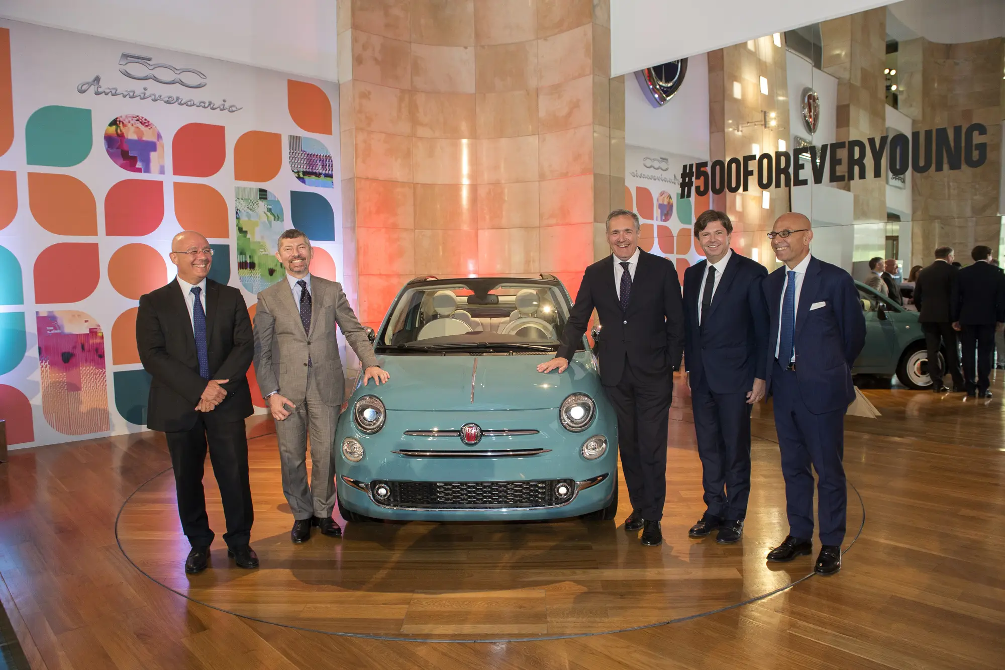 Fiat 500 francobollo celebrativo 60 anni - 21