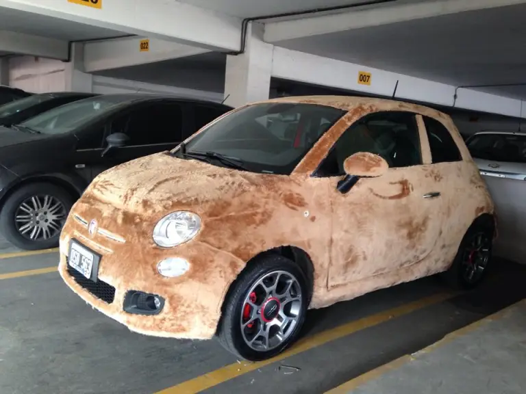 Fiat 500 peluche  - 1