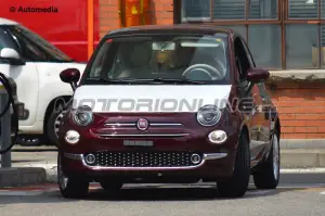 Fiat 500 restyling 2015 - Foto spia 24-06-2015