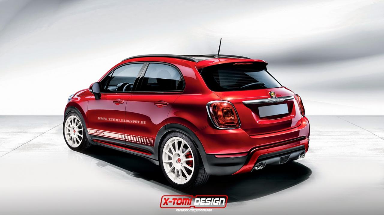 Fiat 500X Abarth - Rendering