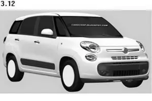 Fiat 500XL bozzetti industriali  - 4