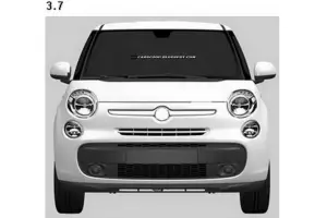 Fiat 500XL bozzetti industriali 