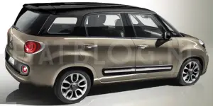 Fiat 500XL foto spia