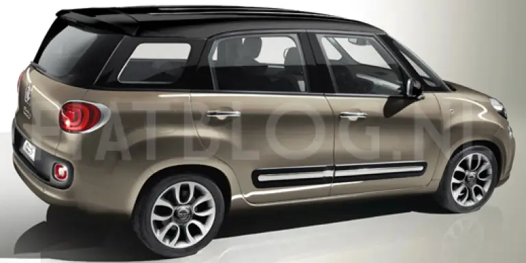Fiat 500XL foto spia - 2