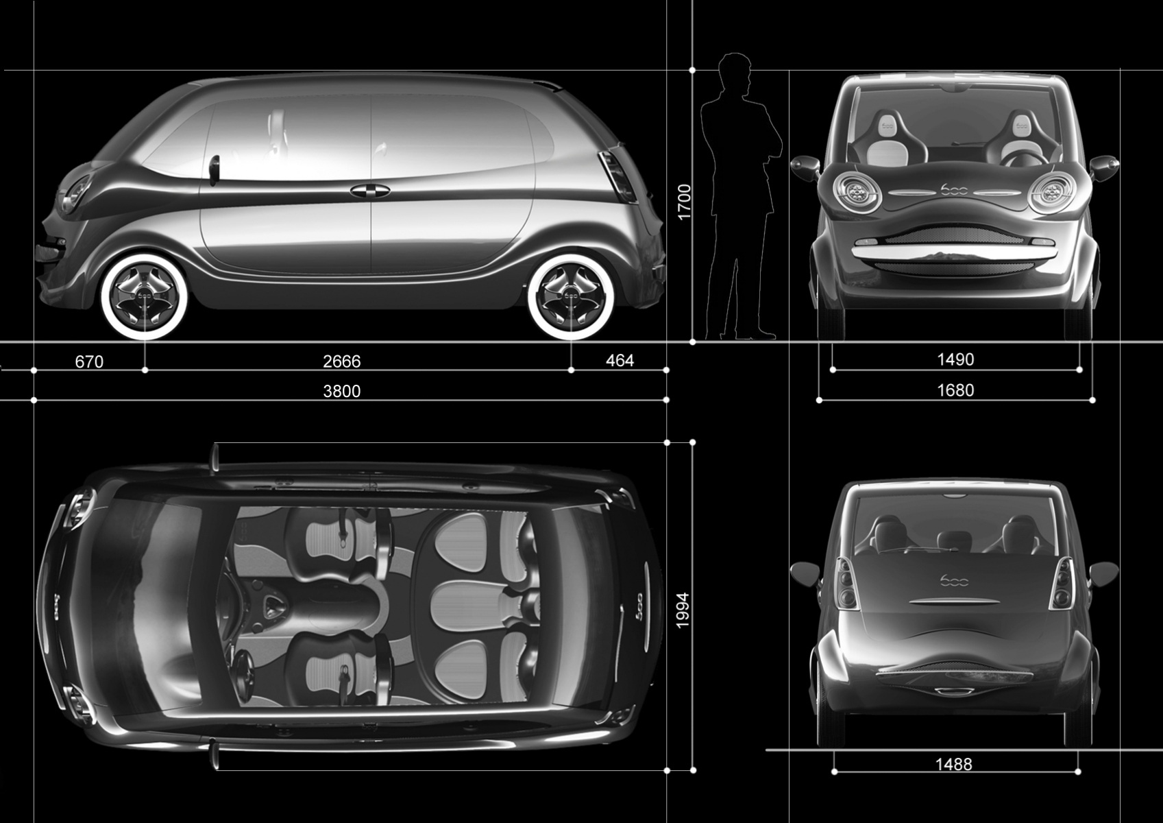 Fiat 600 Vorto Multipla