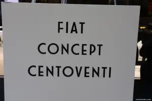 Fiat Centoventi Concept Foto Live - Salone di Parigi 2019