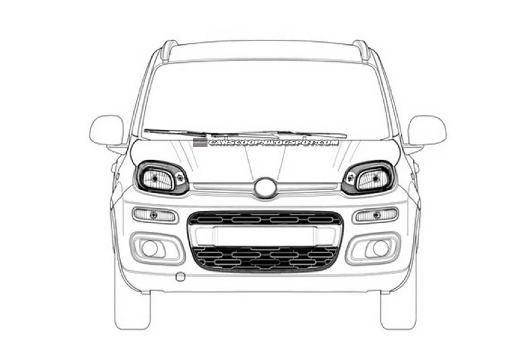 Fiat Panda 4x4 bozzetti ufficiali - 6