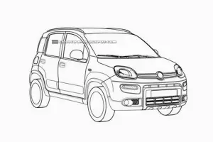 Fiat Panda 4x4 bozzetti ufficiali - 1