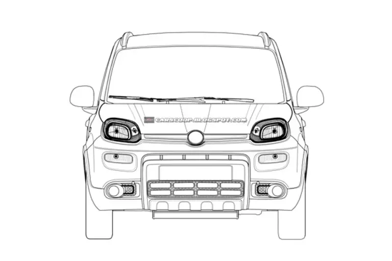Fiat Panda 4x4 bozzetti ufficiali - 7