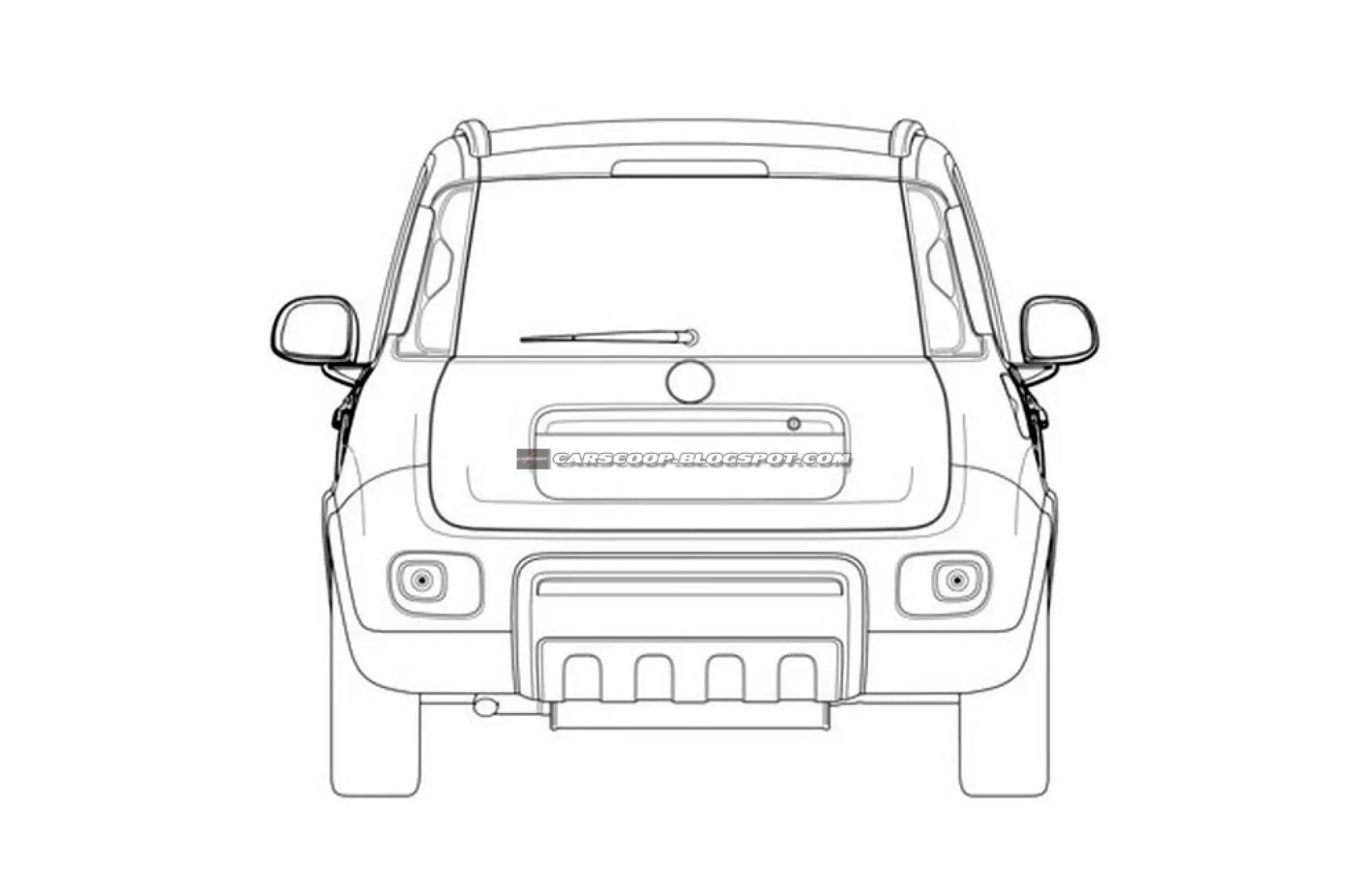 Fiat Panda 4x4 bozzetti ufficiali - 8