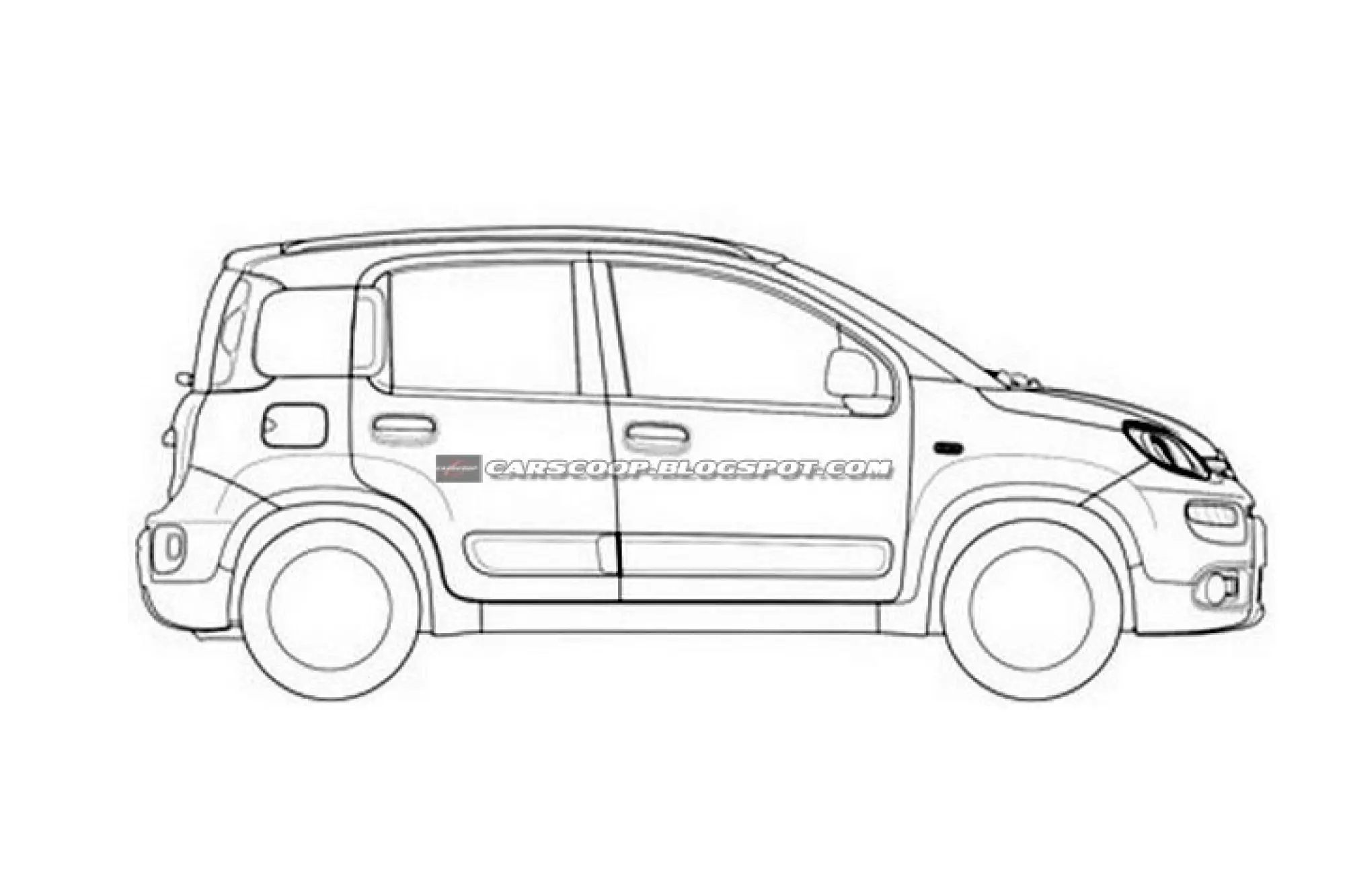 Fiat Panda 4x4 bozzetti ufficiali - 9