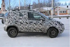 Fiat Panda restyling foto spia 20 Febbraio 2017