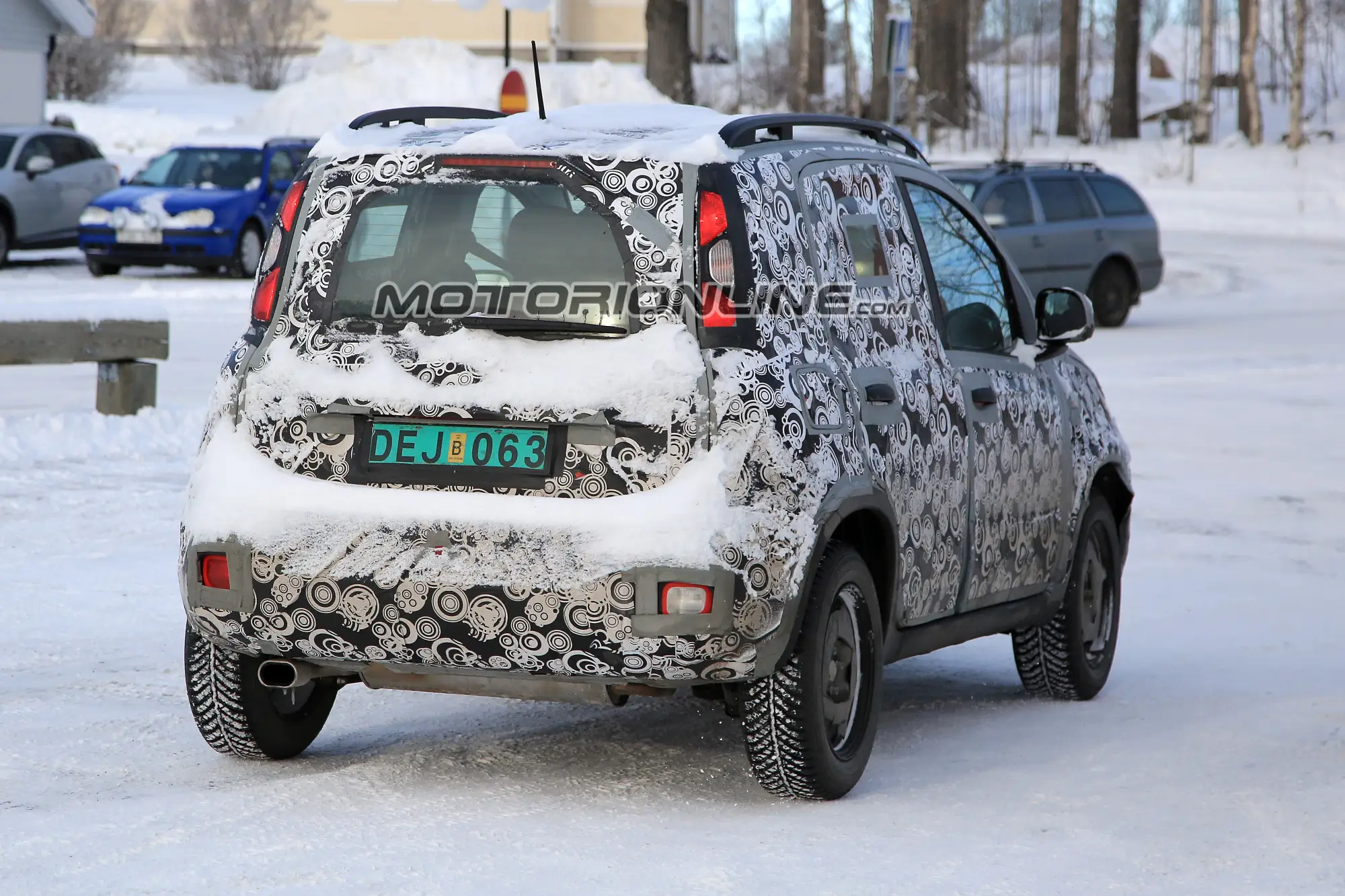 Fiat Panda restyling foto spia 20 Febbraio 2017 - 6