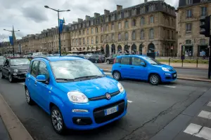 Fiat Pandazzurri a Bordeaux per la partita degli Europei 2016 Germania-Italia