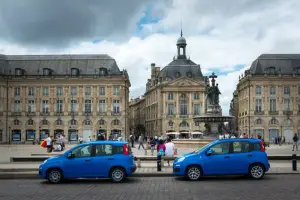 Fiat Pandazzurri a Bordeaux per la partita degli Europei 2016 Germania-Italia