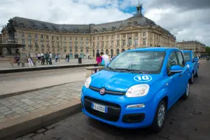Fiat Pandazzurri a Bordeaux per la partita degli Europei 2016 Germania-Italia
