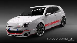 Fiat Ritmo Abarth - Rendering