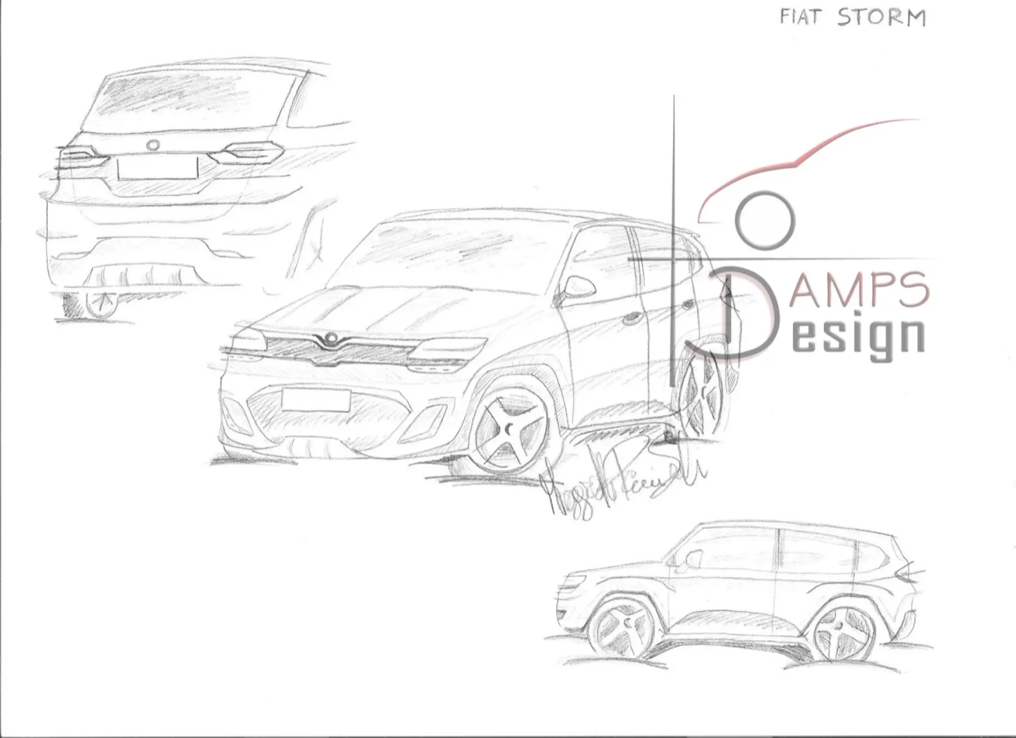 Fiat Storm - Rendering Damps Design - 3