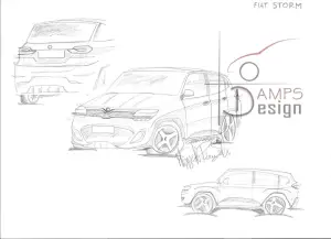 Fiat Storm - Rendering Damps Design