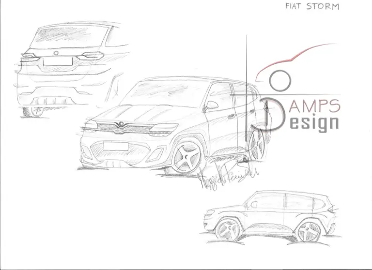 Fiat Storm - Rendering Damps Design - 3