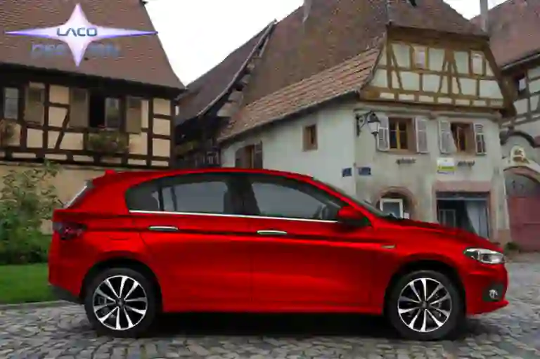 Fiat Tipo hatchback - render by LACO Design - 2