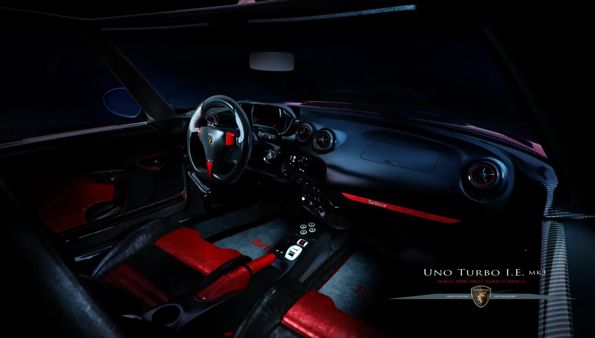 Fiat Uno Turbo moderna - Rendering by Mario Piercarlo Marino - 18