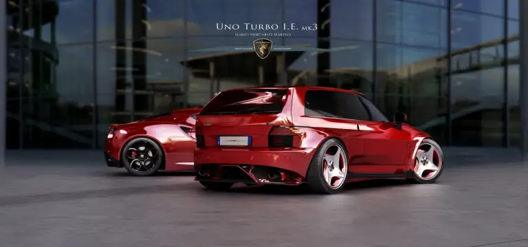 Fiat Uno Turbo moderna - Rendering by Mario Piercarlo Marino - 19