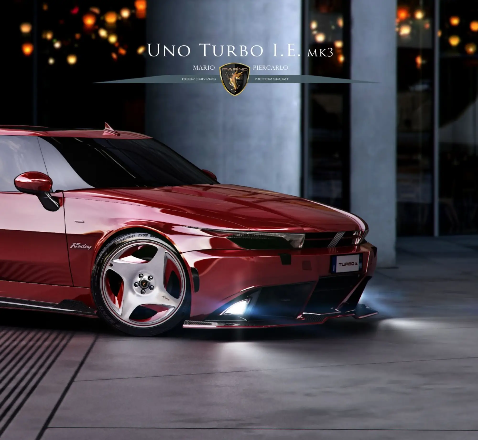 Fiat Uno Turbo nuova - Rendering 2019 by Mario Piercarlo Marino - 4