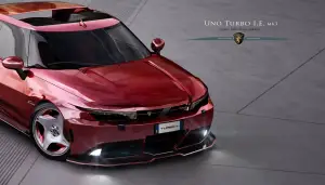 Fiat Uno Turbo nuova - Rendering 2019 by Mario Piercarlo Marino